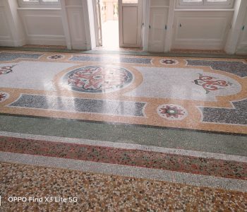 Hôtel l'orangeraie sol mosaïque de marbre