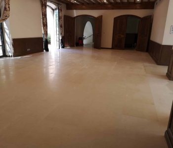 Polissage chateau Margui sol pierre